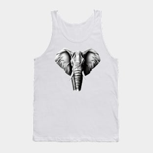 Elephant Sketch Tank Top